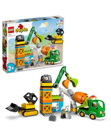 LEGO® DUPLO® Town Construction Site 10990 Building Toy Set (61 Pieces)