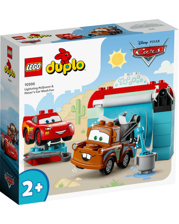 LEGO® DUPLO® | Disney and Pixar’s Cars Lightning McQueen & Mater’s Car Wash Fun 10996 (29 Pieces)