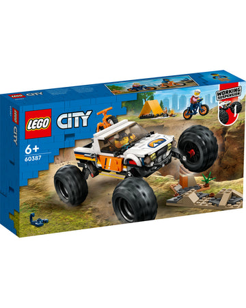 LEGO® City 4x4 Off-Roader Adventures 60387 Building Toy Set (252 Pieces)