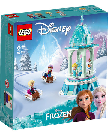 LEGO® ǀ Disney Anna and Elsa’s Magical Merry-Go-Round 43218 Building Toy Set (175 Pieces)