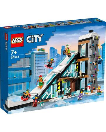 LEGO® City Ski and Climbing Centre 60366 Building Toy Set (1,054 Pieces)