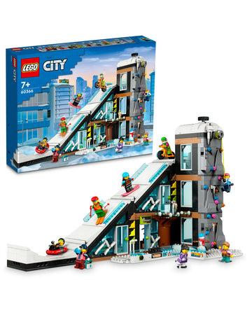 LEGO® City Ski and Climbing Centre 60366 Building Toy Set (1,054 Pieces)