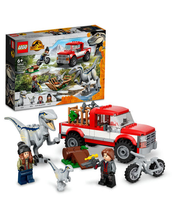 LEGO® Jurassic World Blue &amp; Beta Velociraptor Capture 76946 Building Kit (181 Pieces)