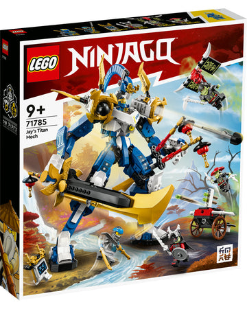 LEGO® NINJAGO® Jay’s Titan Mech 71785 Building Toy Set (794 Pieces)