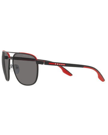 PRADA LINEA ROSSA PS 50YS - 19G02G BLACK RED | SUNGLASSES MAN