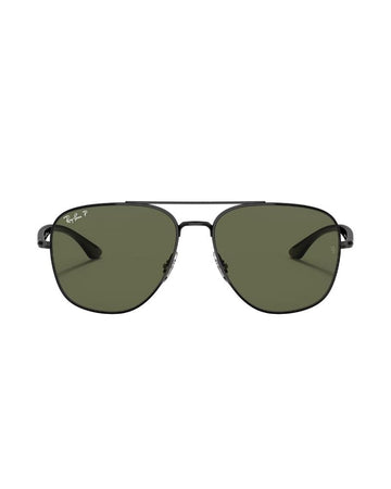 Ray-ban 0rb3683 002/58 56 Black Green