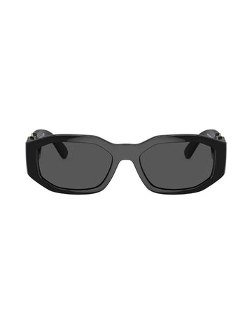 Versace VE4361 GB1/87-53 Black / Dark Grey Lenses Unisex Sunglasses