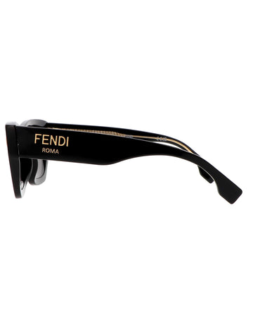 Sunglasses FENDI oval Roma FE40100I 01A