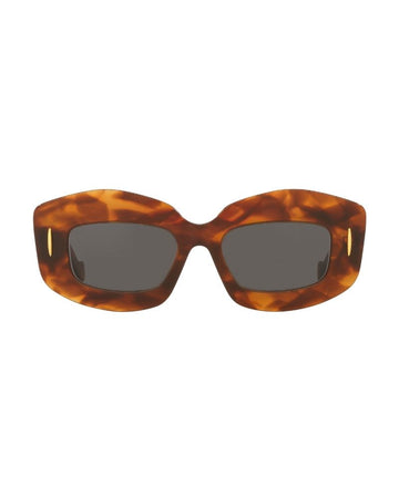 Loewe Lw40114F Acetate 53A Blonde Havana / Smoke 50 F