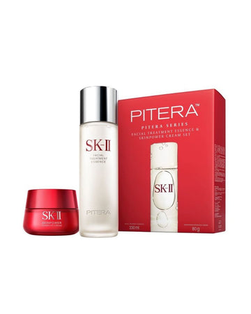 Facial Treatment Essence & Skinpower Cream Set