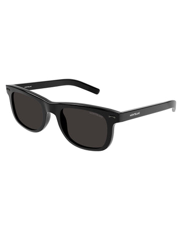 Montblanc MB0260S 001 53 RECYCLED ACETATE BLACK Sunglasses