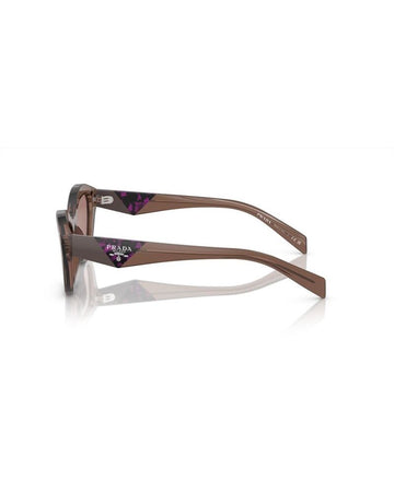 Prada 0Pr A02S 17O60B 52 Brown Transparent Light Brown