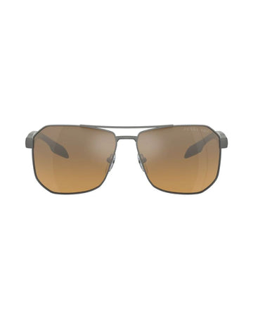 0ps 51vs Dg1741 62 Gunmetal Rubber Brown Mirror Grey Gradient