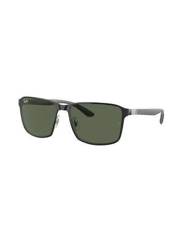 Ray-ban 0rb3721 914471 59 Black On Silver Black On Silver