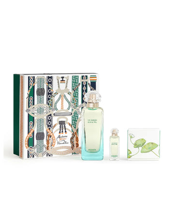 Un Jardin Sur Le Nil Eau De Toilette Set 100ml+15ml+ Soap50g Magh Feh24