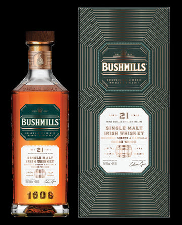 Bushmills 21 Year Old Marsala Cask Single Malt Irish Whiskey 700ML