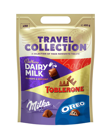 Cadbury Dairy Milk 495g Travel Collection Mix