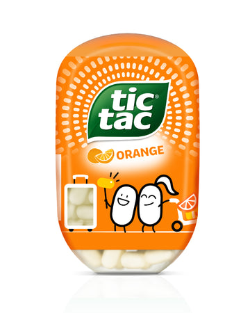 Tic Tac Bottle Orange T200x8x4 100g