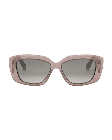 Cl40216u Acetate 45b Shiny Light Brown / Gradient Smoke 55 F