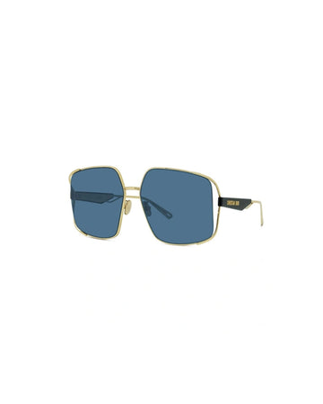 61MM SQUARE SUNGLASSES IN 10V SHINY GOLD DH
