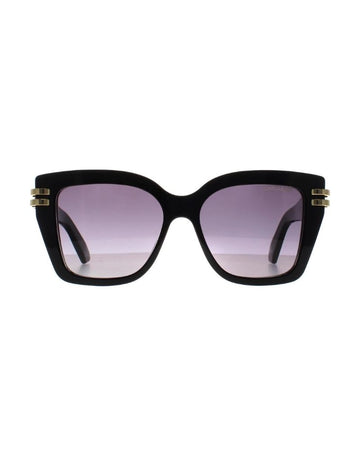 Dior Cd40149f Acetate 01b Shiny Black / Gradient Smoke 56 F