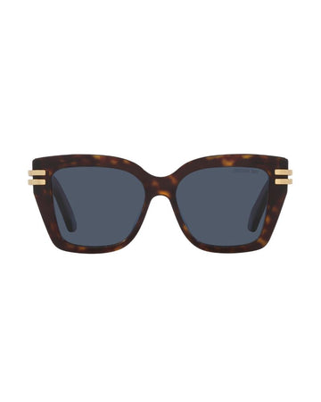 Dior Cd40149f Acetate 52v Dark Havana / Blue 56 F