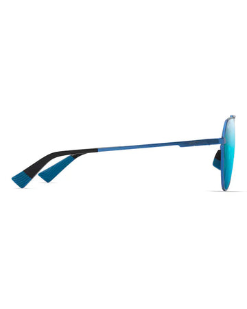MAUI JIM WAIWAI BLUE HAWAII MATTE TRANS BLUE SUNGLASSES