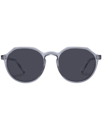 Speed Of Night Pewter Uni-Sex Round Sunglasses