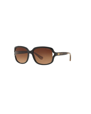 Coach HC8169 535313-57 Black / Brown Gradient Lenses