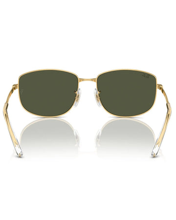 Ray-Ban 0RB3732 001/31 59 Arista Gold Green Sunglasses Unisex