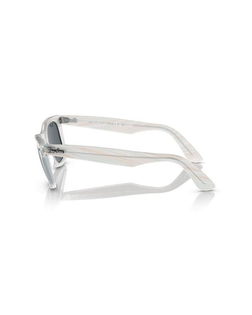 Ray-Ban 0Rb2140F 1407R5 52 Photo Striped Light Blue Blue