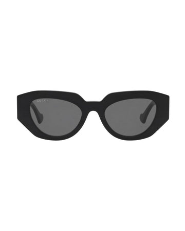 Gg1421s-001 51 Shiny Solid Black F