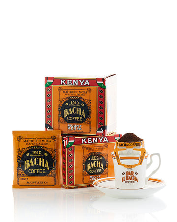 Bacha Coffee Mount Kenya Coffee Bag Gift Box (12 Bags) 325g