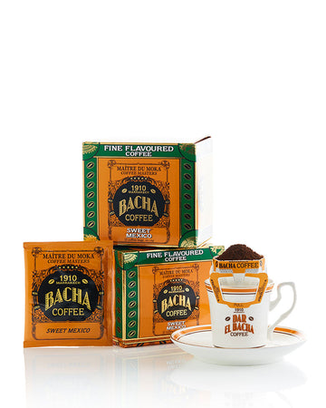 Bacha Coffee Sweet Mexico Coffee Bag Gift Box (12 Bags) 325g