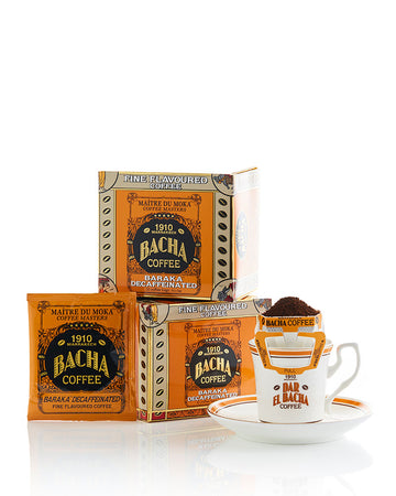 Baraka Decaffeinated Coffee Bag Gift Box (12 Bags) 325g