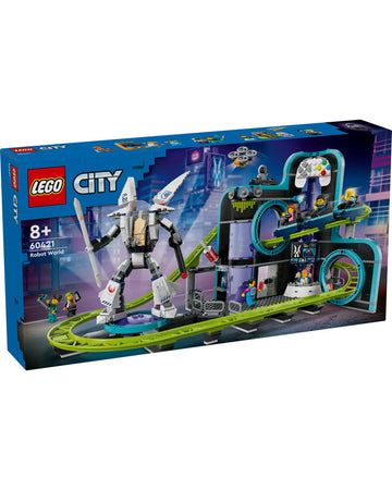 LEGO® City Robot World Roller-Coaster Park Toy 60421