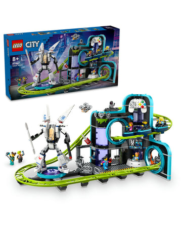 LEGO® City Robot World Roller-Coaster Park Toy 60421