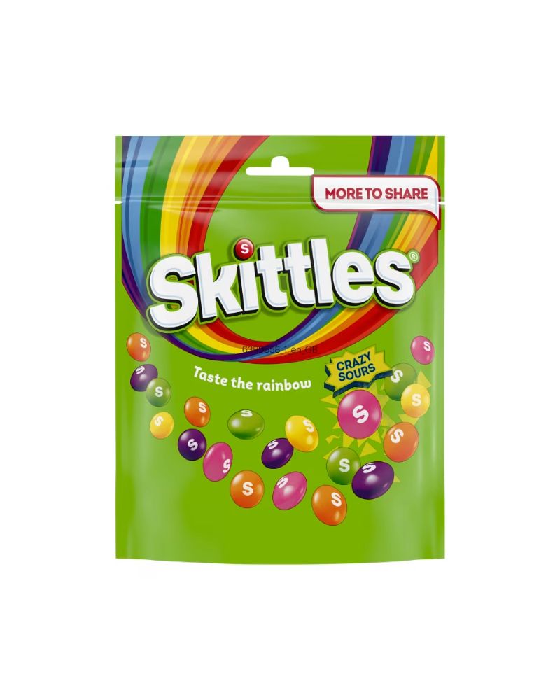 Skittles Crazy Sours Pouch 318g