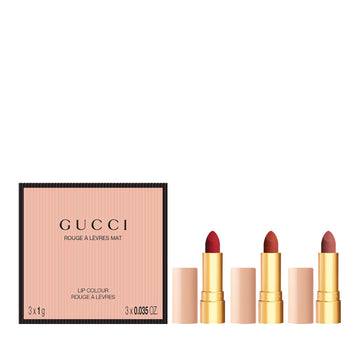 Gucci - Xm24 - Mini Matte Lipstick Trio - 25 + 506 + 208