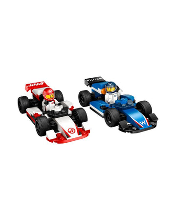 F1 Williams Racing & Haas F1 Race Cars