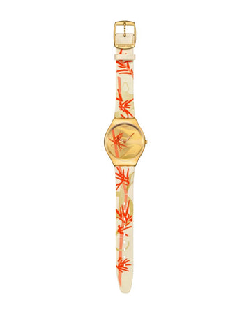 Swatch Golden Red Bamboo Syxz105