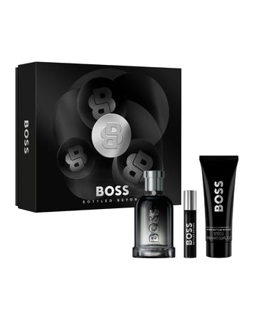 BOSS Bottled Beyond Eau de Parfum and Shower Gel for Men Trio Gift Set