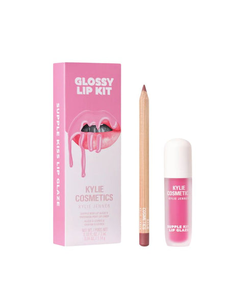 Kylie cosmeticsメイクアップセット ピンク Kylie Cosmetics Supple Kiss Glossy Lip Kit - Candy Pink