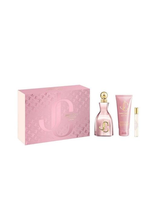 I Want Choo With Love EDP 3pc Set [edp 100ml + 7.5ml + Body Lotion 100ml]