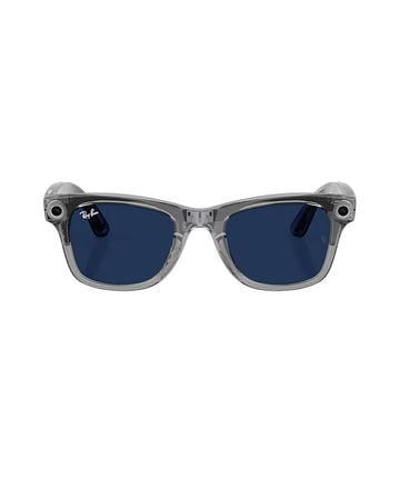 Ray-ban Wearable Meta 0rw4012 6840mf 50 Shiny Transparent Grey U