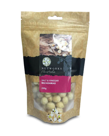 Nutworks Salt & Vinegar Macadamias 200g