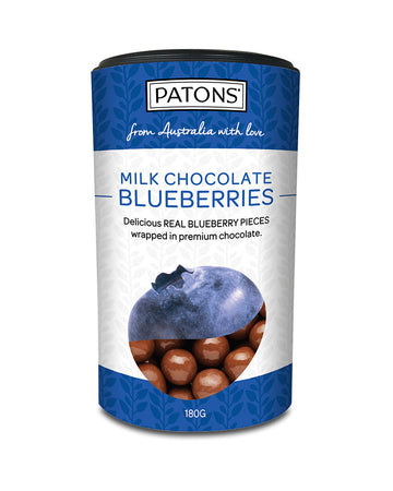 Patons Milk Chocolate Blueberries Cannister 180g