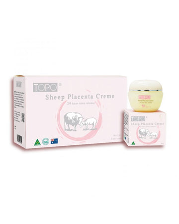 TOPO Sheep Placenta Creme 24 Hour Time Release 80g 6 Jar Gift Pack