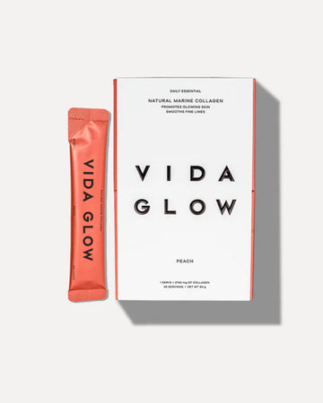 Vida Glow Natural Marine Collagen Sachets Peach