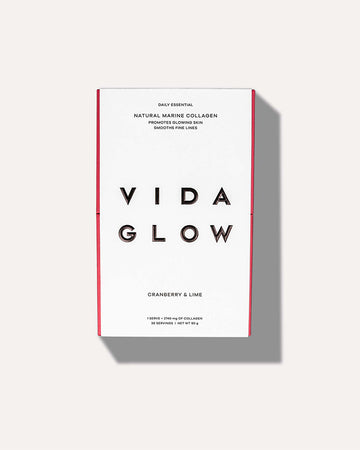 Vida Glow Natural Marine Collagen Sachets Cranberry & Lime